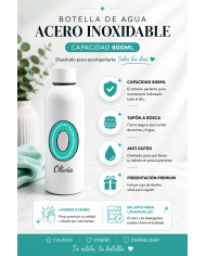 Botella de agua Personalizada 800ML