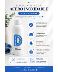 Botella de agua Personalizada 800ML