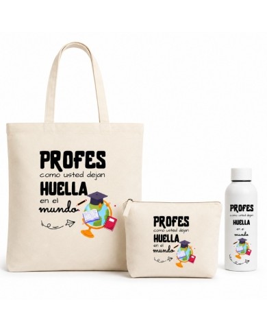 Lote para Profesor o Profesora ' Profes como usted dejan huella en el mundo'