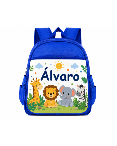 mochila infantil personalizada nombre mochila guarderia niño niña escuela infantil preescolar vuelta al cole regalo personalizad