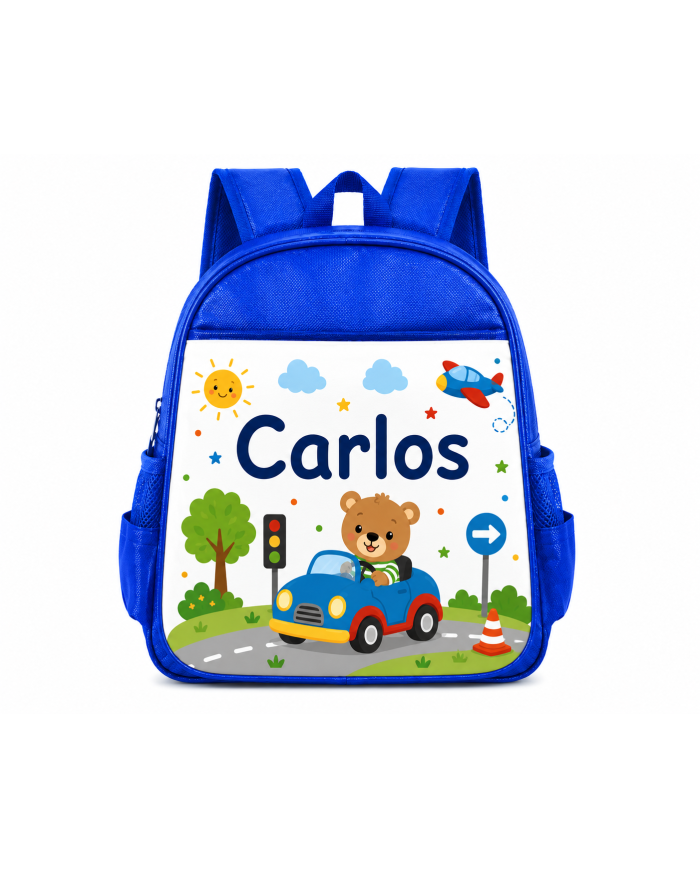 mochila infantil personalizada nombre mochila guarderia niño niña escuela infantil preescolar vuelta al cole regalo personalizad