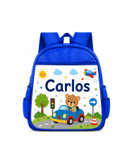 mochila infantil personalizada nombre mochila guarderia niño niña escuela infantil preescolar vuelta al cole regalo personalizad