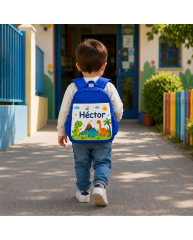 mochila infantil personalizada nombre mochila guarderia niño niña escuela infantil preescolar vuelta al cole regalo personalizad