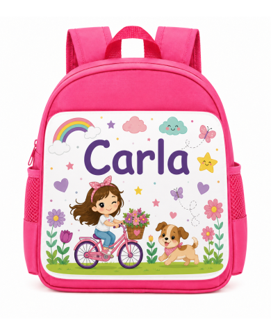 mochila infantil personalizada nombre mochila guarderia niño niña escuela infantil preescolar vuelta al cole regalo personalizad