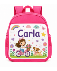 mochila infantil personalizada nombre mochila guarderia niño niña escuela infantil preescolar vuelta al cole regalo personalizad