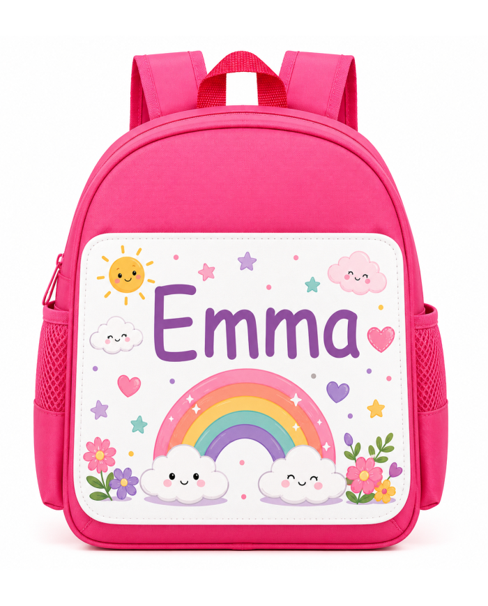 mochila infantil personalizada nombre mochila guarderia niño niña escuela infantil preescolar vuelta al cole regalo personalizad