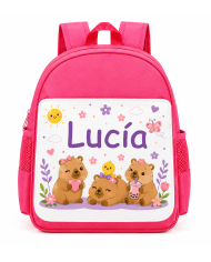 mochila infantil personalizada nombre mochila guarderia niño niña escuela infantil preescolar vuelta al cole regalo personalizad