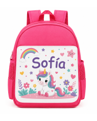 mochila infantil personalizada nombre mochila guarderia niño niña escuela infantil preescolar vuelta al cole regalo personalizad