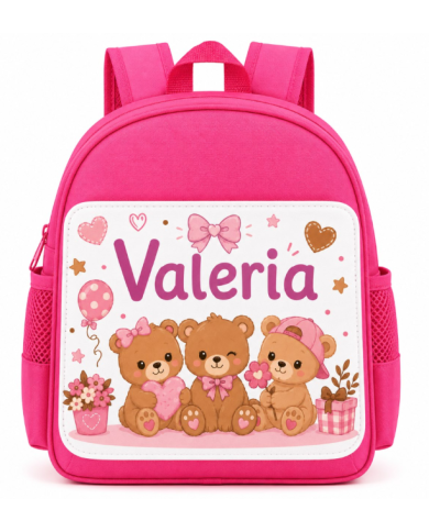 mochila infantil personalizada nombre mochila guarderia niño niña escuela infantil preescolar vuelta al cole regalo personalizad