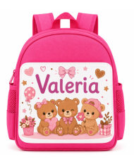 mochila infantil personalizada nombre mochila guarderia niño niña escuela infantil preescolar vuelta al cole regalo personalizad