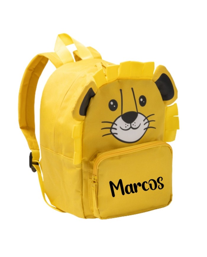 mochila guarderia personalizada nombre mochila infantil pequeña niño niña 2 años 3 años preescolar escuela infantil animales vue