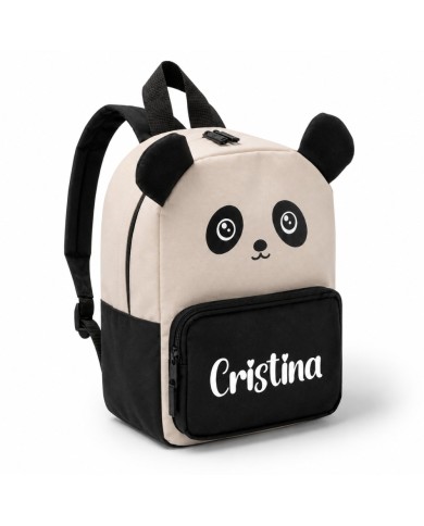 mochila guarderia personalizada nombre mochila infantil pequeña niño niña 2 años 3 años preescolar escuela infantil animales vue