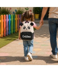 mochila guarderia personalizada nombre mochila infantil pequeña niño niña 2 años 3 años preescolar escuela infantil animales vue