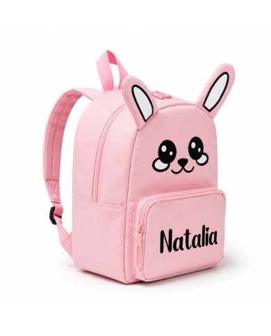 mochila guarderia personalizada nombre mochila infantil pequeña niño niña 2 años 3 años preescolar escuela infantil animales vue