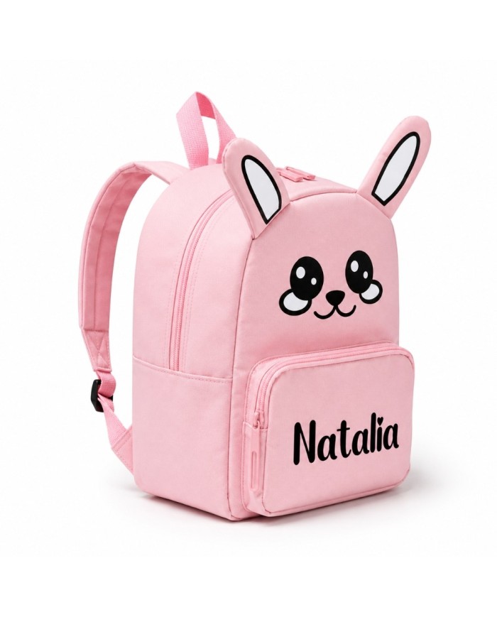 mochila guarderia personalizada nombre mochila infantil pequeña niño niña 2 años 3 años preescolar escuela infantil animales vue