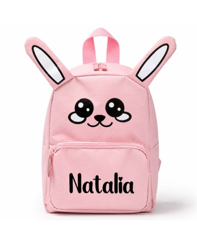 mochila guarderia personalizada nombre mochila infantil pequeña niño niña 2 años 3 años preescolar escuela infantil animales vue