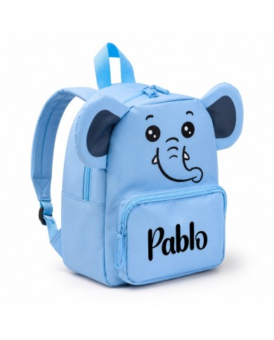mochila guarderia personalizada nombre mochila infantil pequeña niño niña 2 años 3 años preescolar escuela infantil animales vue