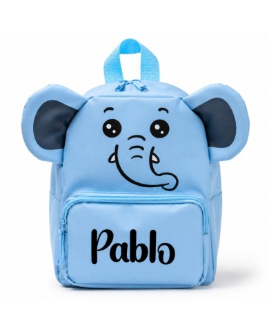 mochila guarderia personalizada nombre mochila infantil pequeña niño niña 2 años 3 años preescolar escuela infantil animales vue