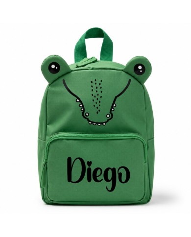 mochila guarderia personalizada nombre mochila infantil pequeña niño niña 2 años 3 años preescolar escuela infantil animales vue