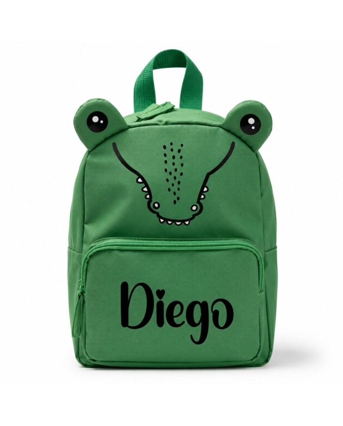 mochila guarderia personalizada nombre mochila infantil pequeña niño niña 2 años 3 años preescolar escuela infantil animales vue