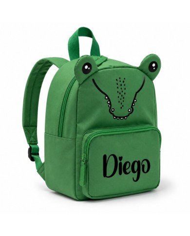 mochila guarderia personalizada nombre mochila infantil pequeña niño niña 2 años 3 años preescolar escuela infantil animales vue