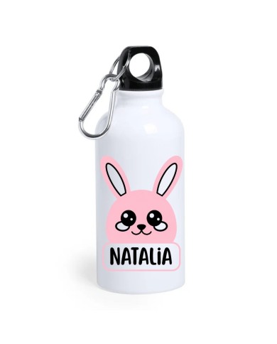 Botella Infantil Conejito Rosa 500ML