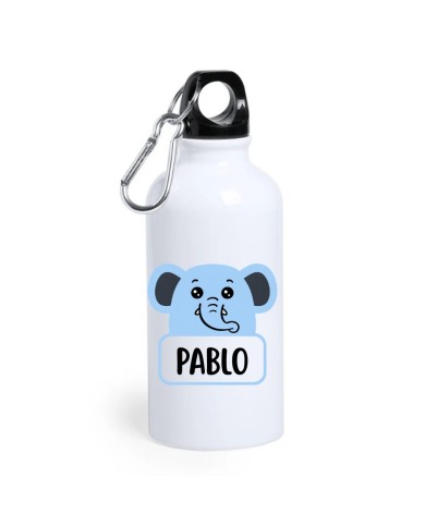 Botella Infantil Elefante Azul 500ML