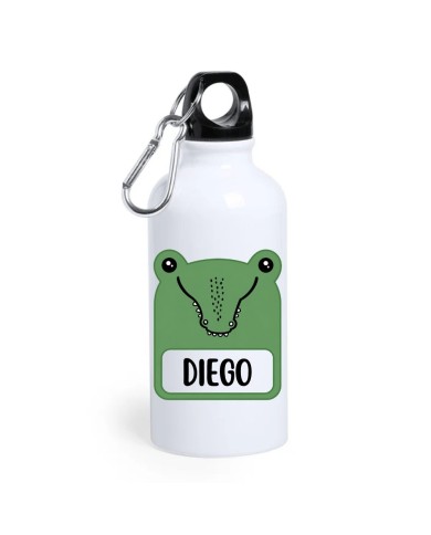 Botella Infantil Cocodrilo Verde 500ML