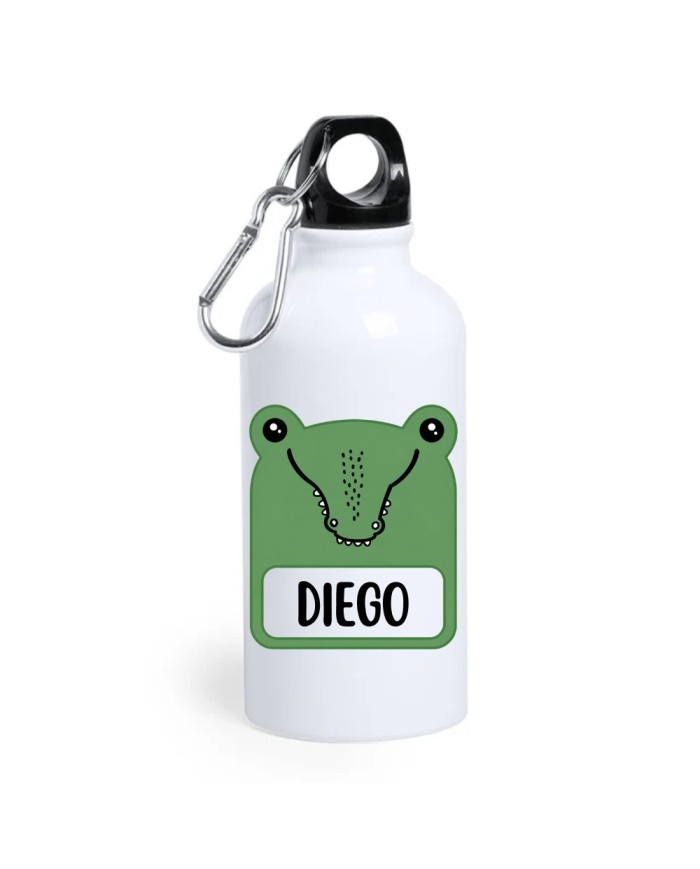 Botella Infantil Cocodrilo Verde 500ML