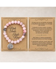 Pulsera Pink en Piedra Natural