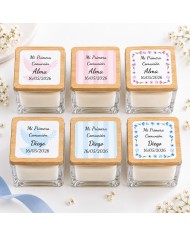 Vela con Aroma de Vainilla Personalizada