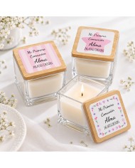 Vela con Aroma de Vainilla Personalizada