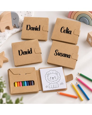 Bloc de Dibujo y Colores Personalizado