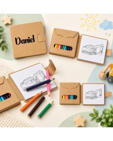 Bloc de Dibujo y Colores Personalizado