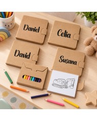 Bloc de Dibujo y Colores Personalizado