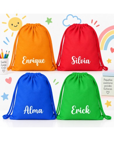 Mochila de Algodón Personalizada