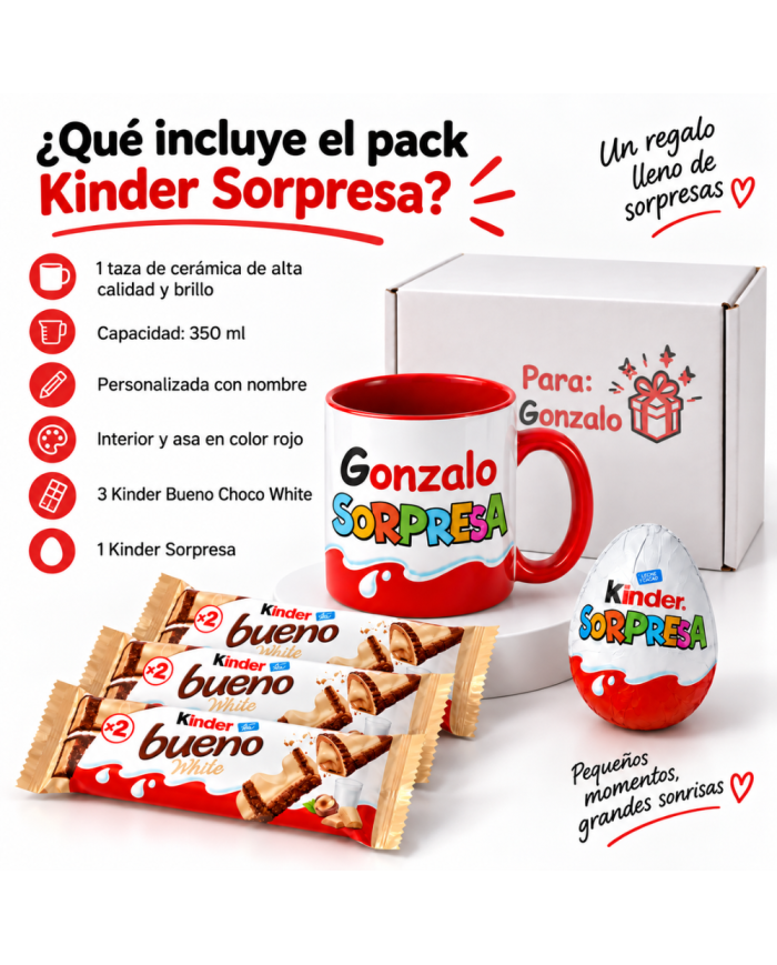Pack Kinder Sorpresa Personalizado