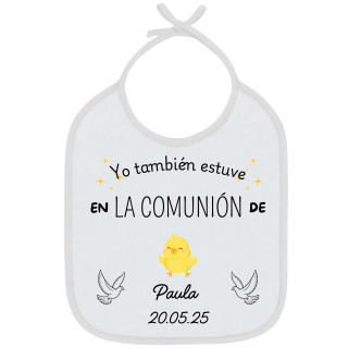 Babero Comunión + Nombre