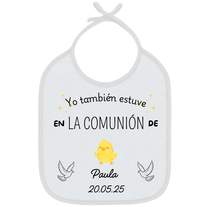 Babero Comunión + Nombre
