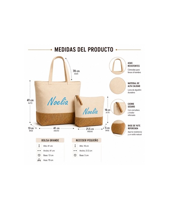 Bolsa de Playa con Neceser