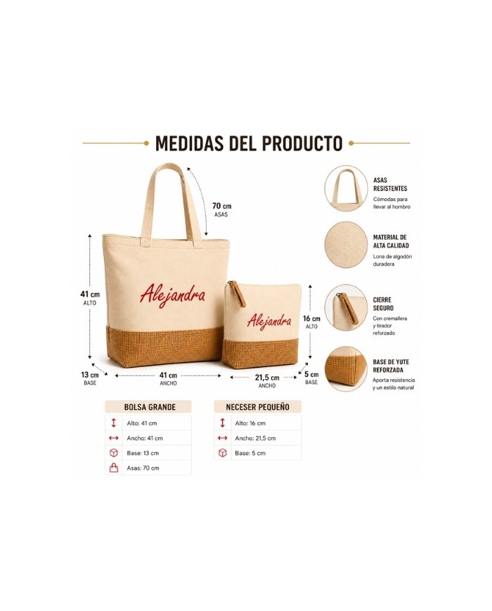 Bolsa de Playa con Neceser