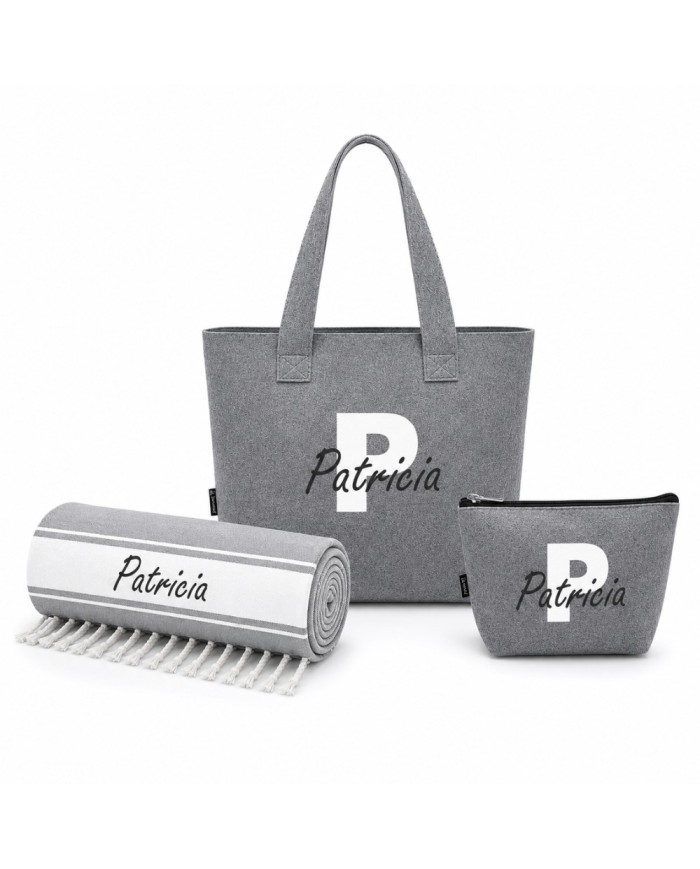 Set Bolsa con Toalla y Neceser Personalizado