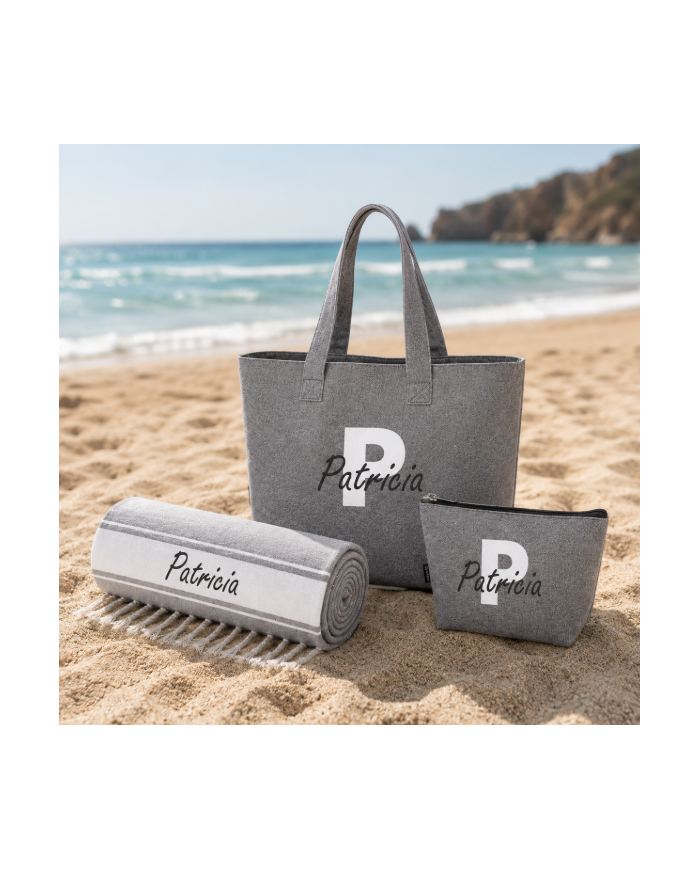 Set Bolsa con Toalla y Neceser Personalizado